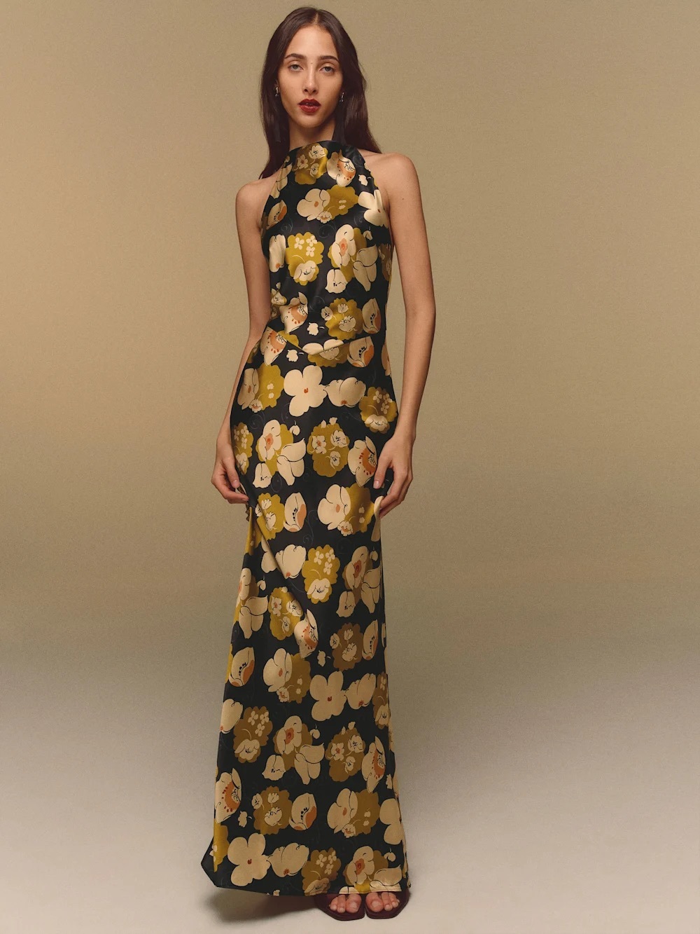 Reformation Bianca Silk Dress